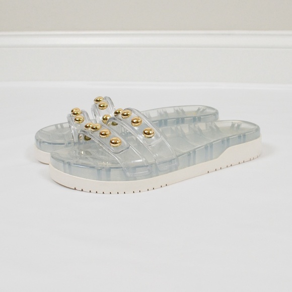 Marc Fisher Ltd Clear Jelly Platform Slide Sandal - Picture 2 of 10